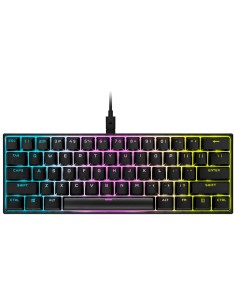 Corsair K65 RGB MINI 60% Mechanical Gaming teclado Juego USB QWERTY Inglés, Español Negro