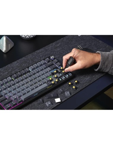 Corsair CH-91D401L-ES teclado Juego USB QWERTY Español Negro