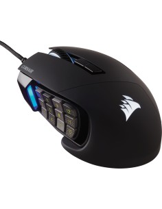 Corsair Scimitar RGB Elite ratón Juego mano derecha USB tipo A Óptico 18000 DPI