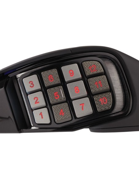 Corsair Scimitar RGB Elite ratón Juego mano derecha USB tipo A Óptico 18000 DPI