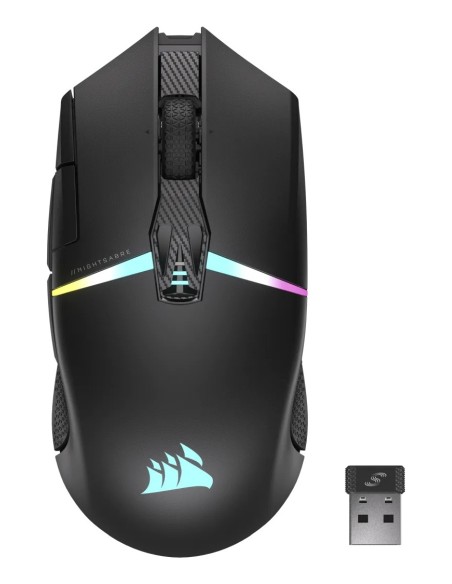 Corsair CH-931B011-EU ratón Juego mano derecha RF Wireless + Bluetooth Óptico 26000 DPI