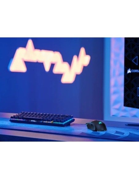 Corsair CH-931B011-EU ratón Juego mano derecha RF Wireless + Bluetooth Óptico 26000 DPI