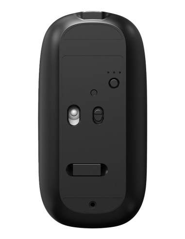 CoolBox RATON W02 IA NEGRO INALAMBRICO RECARGABLE 500MAH RF+BT 1600DPI COPILOT SILENTCLICK
