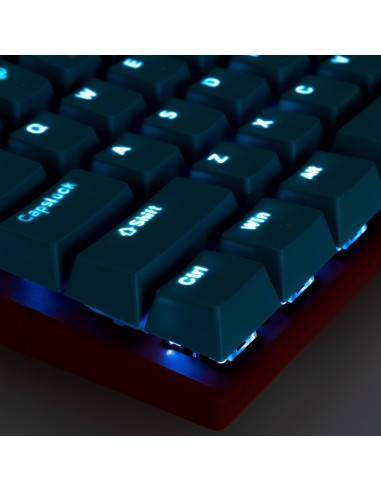 Blade Gaming Dragon Ball Super teclado Juego USB QWERTY Azul, Naranja