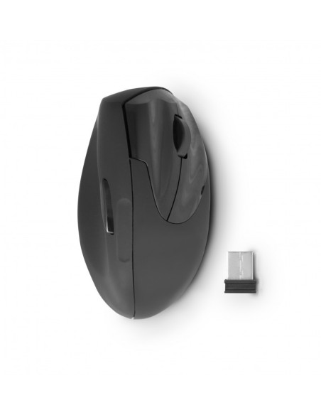 Urban Factory Wireless Ergo ratón Oficina mano derecha RF inalámbrico Óptico 1600 DPI