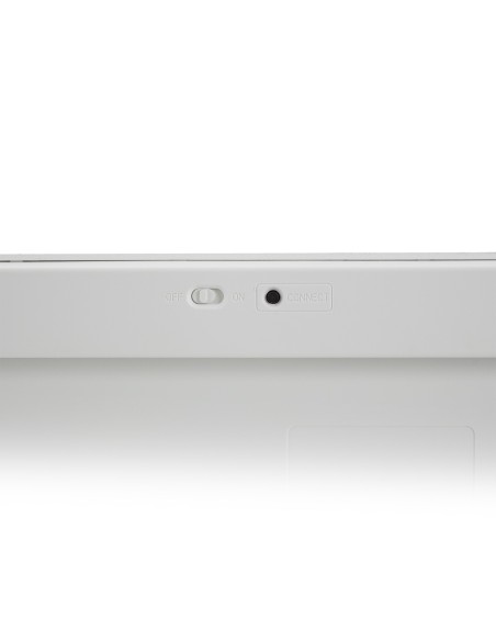 Ewent EW3161 teclado Oficina Bluetooth QWERTY Español Plata, Blanco