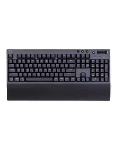 Thermaltake W1 Wireless teclado Juego USB + RF Wireless + Bluetooth Español Negro