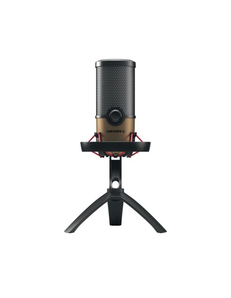 CHERRY UM 9.0 PRO RGB Negro, Cobre Micrófono de superficie para mesa