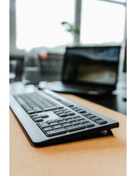 CHERRY KW 3000 teclado Universal RF inalámbrico QWERTY Español Negro