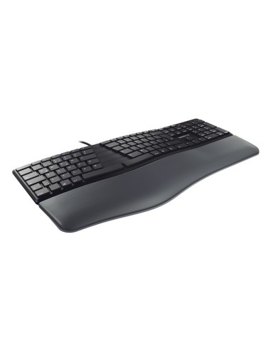 CHERRY KC 4500 ERGO teclado Universal USB QWERTY Español Negro