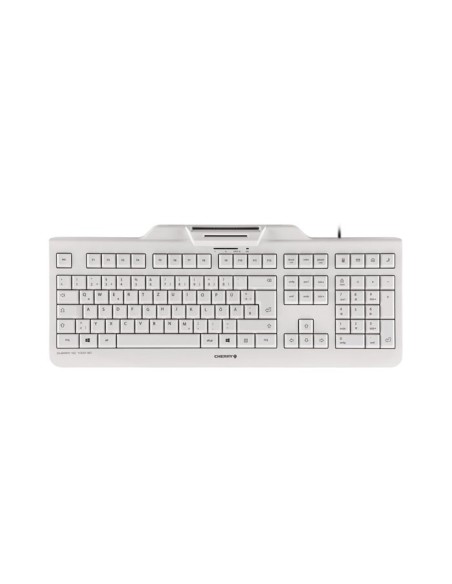 CHERRY KC 1000 SC teclado Universal USB QWERTY Español Gris