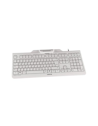CHERRY KC 1000 SC teclado Universal USB QWERTY Español Gris