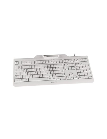 CHERRY KC 1000 SC teclado Universal USB QWERTY Español Gris