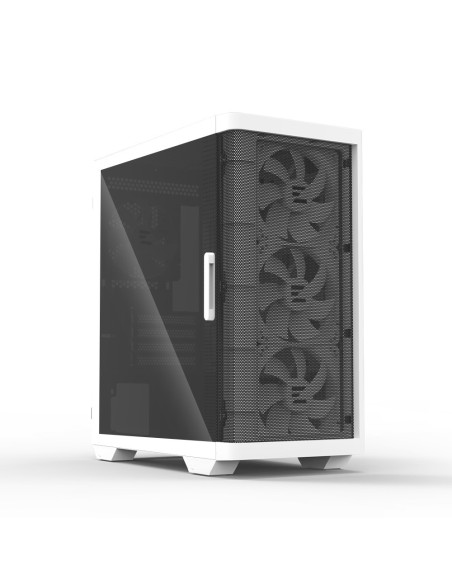Zalman M4 WHITE carcasa de ordenador Mini Tower Negro, Blanco