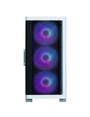 Zalman M4 WHITE carcasa de ordenador Mini Tower Negro, Blanco