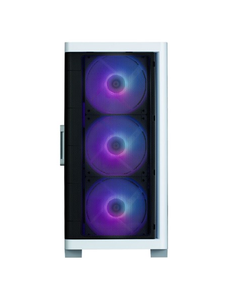Zalman M4 WHITE carcasa de ordenador Mini Tower Negro, Blanco