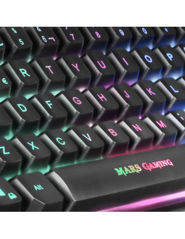 Mars Gaming MCPTKLPT, Combo RGB Teclado y Ratón, Diseño TKL, Layout Portugués