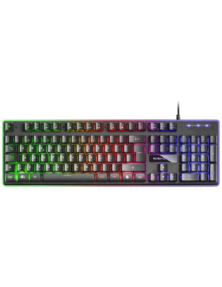 Mars Gaming MCPXBPT, Combo Teclado H-Mech FRGB, Ratón Ultraligero 10000DPI y Alfombrilla XXL, Negro, Idioma Portugués