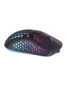 Mars Gaming MMW3, Ratón Gaming Inalámbrico, RGB Flow, Ultraligero 79g, 3200DPI, Negro 2