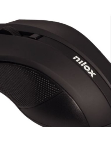 Nilox RATON ÓPTICO USB 1600 DPI -NEGRO