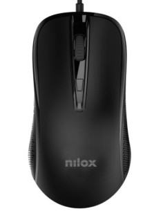 Nilox MOUSB1014 ratón Oficina USB tipo A Óptico 2400 DPI
