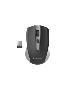 Gembird MUSW-4B-04-GB ratón Oficina Ambidextro RF inalámbrico Óptico 1600 DPI