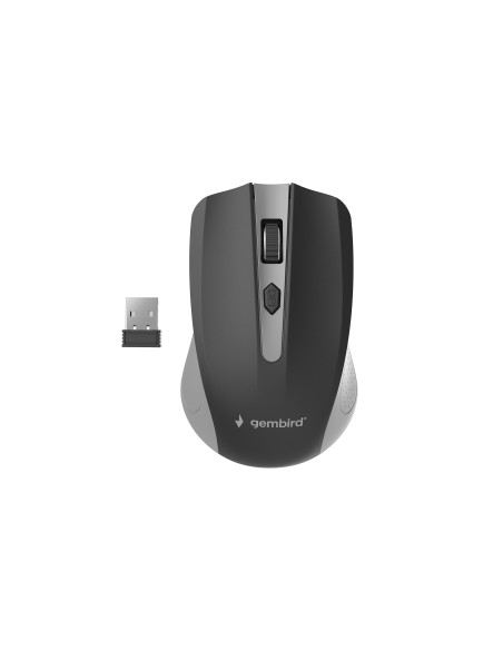Gembird MUSW-4B-04-GB ratón Oficina Ambidextro RF inalámbrico Óptico 1600 DPI
