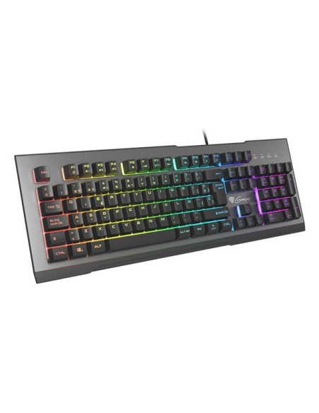 GENESIS Rhod 500 RGB teclado Juego USB QWERTY Español Negro, Gris