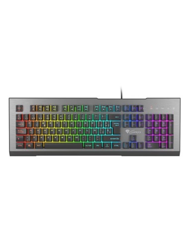 GENESIS Rhod 500 RGB teclado Juego USB QWERTY Español Negro, Gris