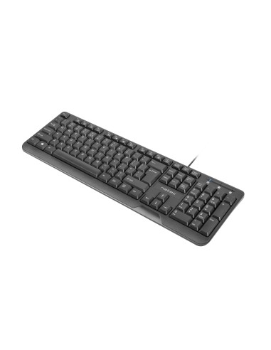 NATEC Trout teclado Oficina USB QWERTY Español Negro