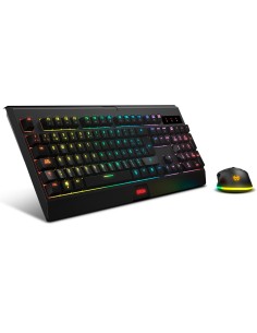 Krom KABALA teclado Ratón incluido Juego RF inalámbrico QWERTY Español Negro 2