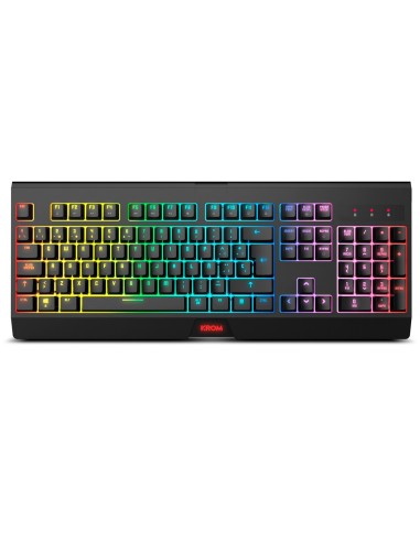 Krom KABALA teclado Ratón incluido Juego RF inalámbrico QWERTY Español Negro