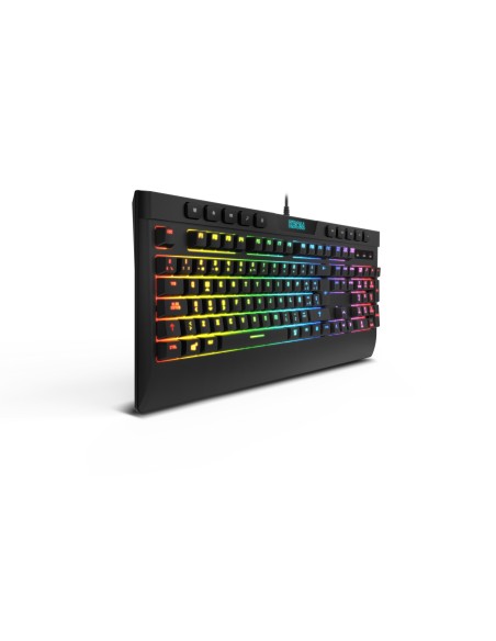 Krom Kalyos teclado Ratón incluido Juego USB Negro