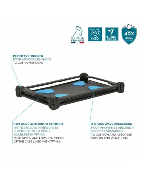 Mobilis 050063 funda para tablet 22,1 cm (8.7") Negro