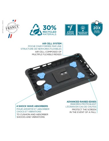 Mobilis 067014 funda para tablet 20,3 cm (8") Negro