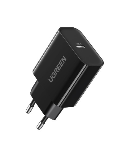 Ugreen 10191 cargador de dispositivo móvil Universal Negro Corriente alterna Carga rápida Interior