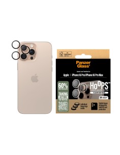 PanzerGlass ® Hoops® Camera Lens Protector Transparent iPhone 16 Pro | 16 Pro Max Protector de pantalla Apple 1 pieza(s) 2
