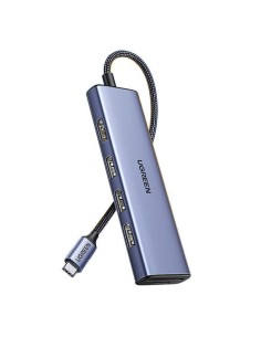 Ugreen 20956A hub de interfaz USB Tipo C 5000 Mbit s Plata 2