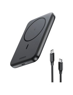 Ugreen 25207 batería externa 5000 mAh Cargador inalámbrico Negro