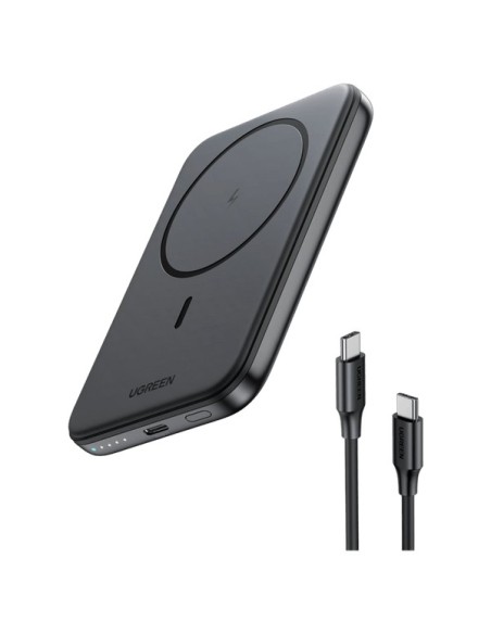 Ugreen 25207 batería externa 5000 mAh Cargador inalámbrico Negro