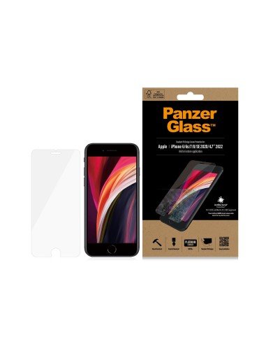 PanzerGlass ® Screen Protector iPhone 8 | 7 | 6s | 6 | SE (2020 2022) | Standard Fit Protector de pantalla Apple 1 pieza(s)