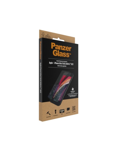 PanzerGlass ® Screen Protector iPhone 8 | 7 | 6s | 6 | SE (2020 2022) | Standard Fit Protector de pantalla Apple 1 pieza(s)