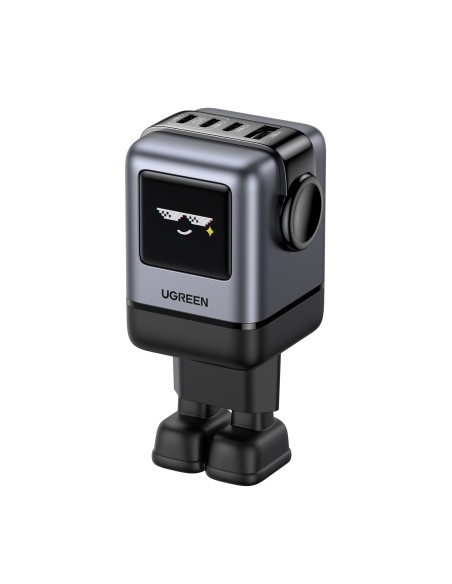 Ugreen 45515B cargador de dispositivo móvil Ordenador portátil, Teléfono móvil, Portátil, Batería portátil, Teléfono Gris