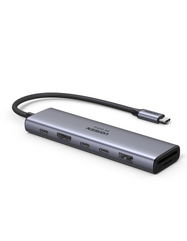 Ugreen REVODOK 7-IN-1 4K@60HZ HDMI DOCK Acoplamiento Base Gris