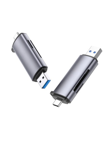 Ugreen 50706 lector de tarjeta USB Micro-USB Plata