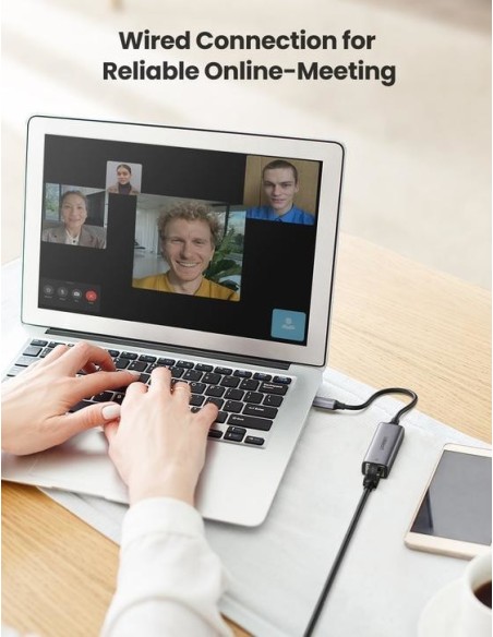 Ugreen 50737 adaptador y tarjeta de red Ethernet 1000 Mbit s