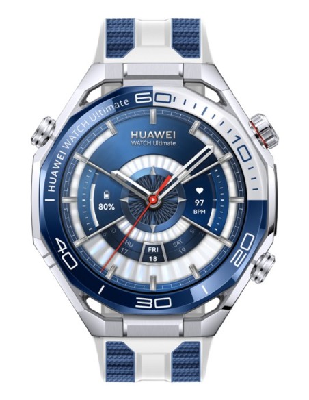 Huawei Ultimate 2 3,81 cm (1.5") LTPO Híbrido 466 x 466 Pixeles Azul Wifi GPS (satélite)