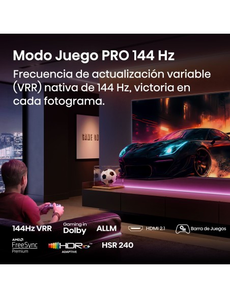 Hisense 55E7Q PRO 139,7 cm (55") 4K Ultra HD Smart TV Wifi Negro 330 cd   m²