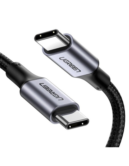 Ugreen 70427 cable USB USB 2.0 1 m USB C Negro, Plata