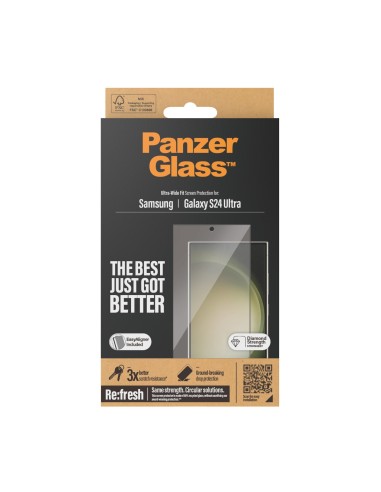 PanzerGlass ® Screen Protector Samsung Galaxy S24 Ultra | Ultra-Wide Fit w. EasyAligner Protector de pantalla 1 pieza(s)